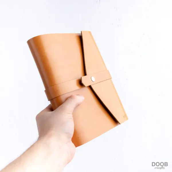 Блокнот кожаный с кольцевым механизмом А5